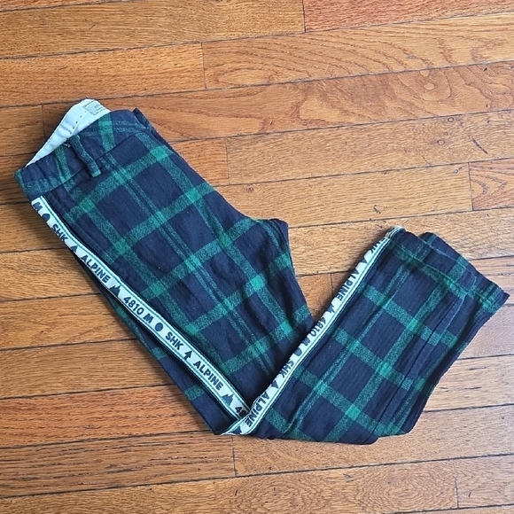 Scotch & Soda Other - Scotch And Soda Loose Tapered Plaid Adjustable Pants (8/128)